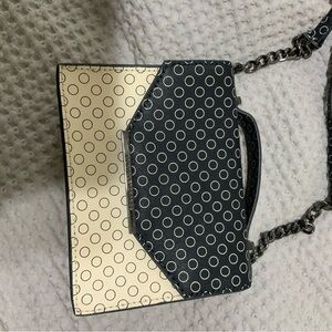 Armani exchange Stylish Black and Cream Handbag